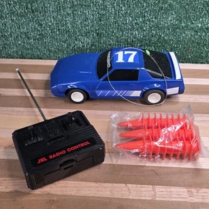 Vintage JRL Radio Control Super Racing Street Car FIRE BIRD 1:18 Scale BLUE - Picture 1 of 8