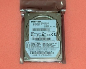 Toshiba 2.5" 40GB 5400rpm 8MB Cache IDE MK4032GAX Laptop HDD Hard Drive - Afbeelding 1 van 2