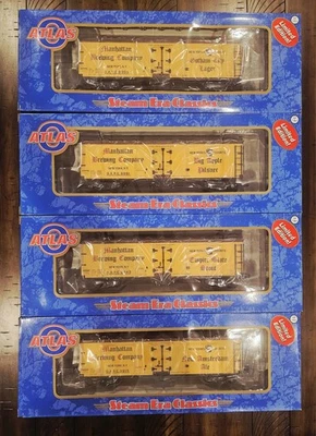 Atlas MBC Amesterdam  Steam Era Classics 40' Wood Reefer 3 Rail O Scale SET OF 4 - Image 1 of 4