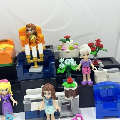lego friends mini figura muebles flores lote.  para lego city princesa Disney Foto 1 de 4