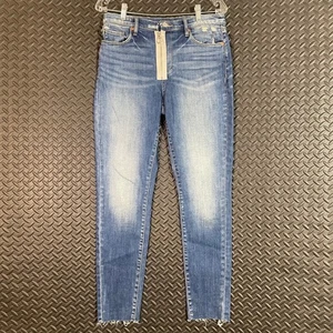 Blank NYC The Great Jones High-Rise Skinny Jeans Distressed Raw Hem Damen 28 - Bild 1 von 10
