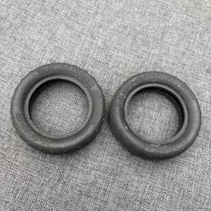 Rc Tamiya Madcap Front tyres Vintage 58082 Parts Spares x2 used supper gripper - Picture 1 of 4