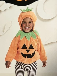 Hide & Eek Boutique Infant Pumpkin Halloween Costume - Picture 1 of 7