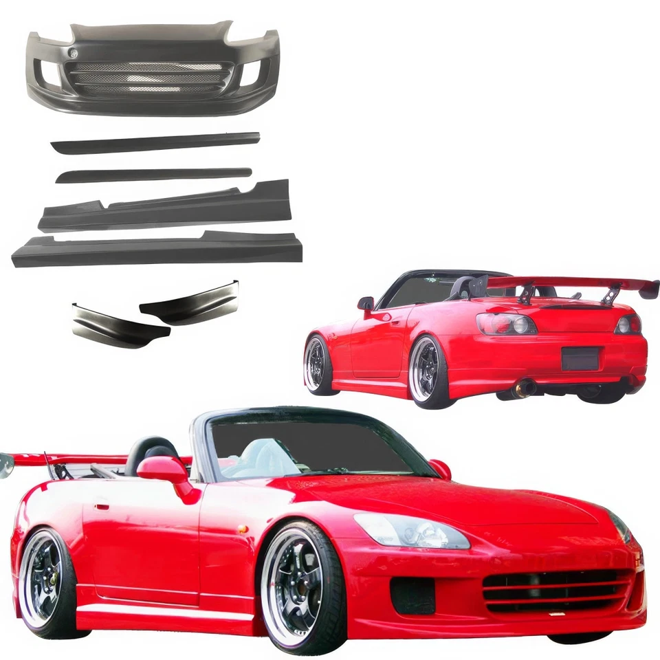 VSaero FRP GSPO Body Kit 7pc AP1 for S2000 Honda 00-03 vsaeropart_108323 Foto 1 de 3