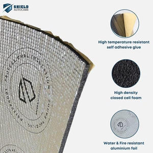 Self Adhesive Campervan Insulation Thermal Floor Foil Camper Van Sound Foam - Picture 1 of 16