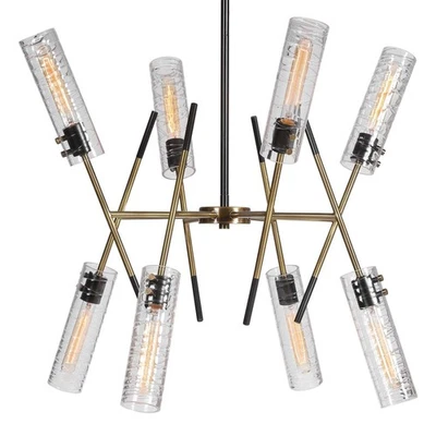 Telesto - Lámparas colgantes lineales de 8 luces Uttermost 21538 Foto 1 de 4