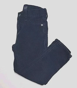 Gap Denim Kids Sz 5 Corduroy Pants Regular Stretch Slim Blue Adjustable Waist - Picture 1 of 20