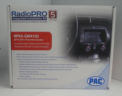 PAC RPK5-GM4102 RadioPro 5 Integrated Installation Kit For 2010-15 Camaro - Image 1 of 3