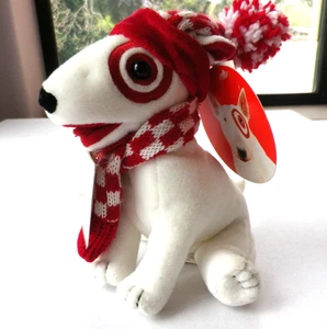 Raro gorro de felpa Target Bullseye 2003 retirado nuevo con etiqueta - Imagen 1 de 4