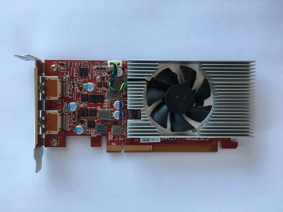 AMD Radeon RX 6300 2GB GDDR6 Low Profile 2 x DP Display Port Graphics Card GPU - Image 1 of 1