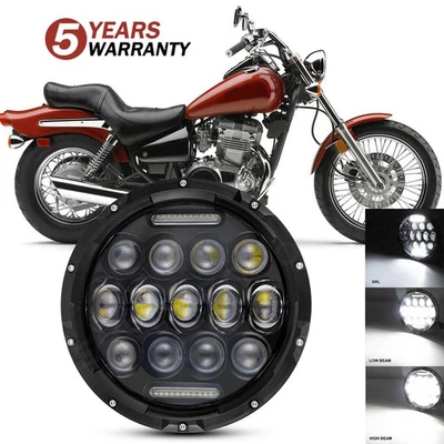 Faro LED de 7 pulgadas para Kawasaki Vulcan VN 500 750 800 900 1500 1600 1700 1 pieza Foto 1 de 4