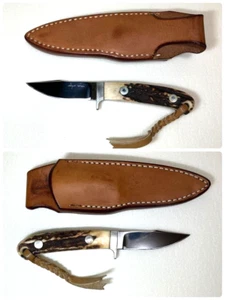 Used Seizo Imai Custom Knife – Handmade, Signed Blade, Stag Handle, Collector's - Picture 1 of 3