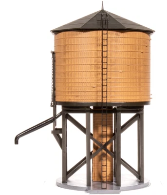 Broadway Limited escala HO ~ Nuevo 2025 ~ Torre de agua ~ Marrón desgastado ~ 7926 Foto 1 de 4