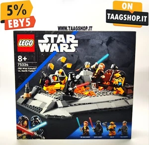 LEGO 75334 STAR WARS OBI-WAN KENOBI VS DARTH VADER NEW MISB FAST SHIP 24H - Picture 1 of 8