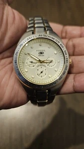 Fossil Blue mens Watch Stainless steel Bracelet tachymeter BQ9042 - Picture 1 of 11