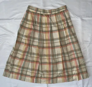 VTG Orvis size 14 skirt plaid USA - Picture 1 of 7