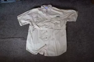 Columbia PFG 100% Cotton S/S Vented Fishing Shirt Men's Sz. M - Picture 1 of 2