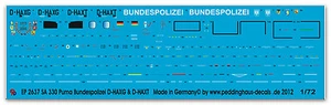 Peddinghaus 2637 1/72 SA330 Puma Bundespolizei D-HAXG-D-HAXT - Imagen 1 de 1