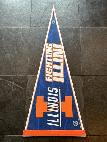 University of Illinois Fighting Illini NCAA Felt  Wincraft Pennant Cover
