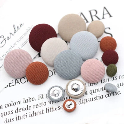 10Pcs Aluminum Sewing Craft Shank Cloth Buttons Tuxedo Suits Gowns Blouses HOT - Image 1 of 4
