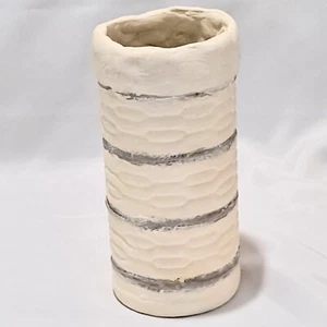 Old Style Vase Beautiful Home Decor.  From Recycled Materials Clay? Plaster?  - Picture 1 of 2