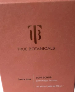 TRUE BOTANICALS BODY LOVE NATURAL Exfoiliating BUM SCRUB 8oz NIB - Picture 1 of 3