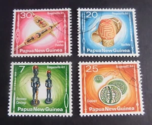 Papua New Guinea 1976 Bougainville Art SG301/4 used as photo - Picture 1 of 1