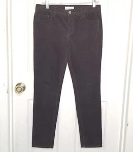 LOFT Corduroy Pants Modern Skinny Dark Gray Women's Size 29/8 - Picture 1 of 10