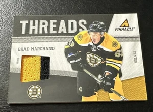 BRAD MARCHAND 2011-12 PANINI PINNACLE THREADS PRIME #36 /50 TWO COLOR PATCH - Picture 1 of 2