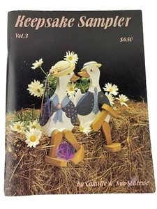 Muestreador de recuerdo Vol 3 Camille Sue Scheewe gansos patos cisnes pintura Tole - Imagen 1 de 12