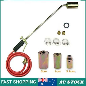 Portable Weed Torch Propane Burner Set for Garden Shrub Weed Nozzl Hose Tools AU - Picture 1 of 8