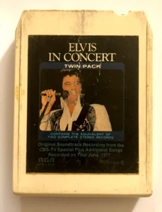 Elvis Presley - Elvis in Concert - RCA 2587 White 8-Track Tape 1977 rare! - Picture 1 of 4