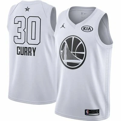 [9Z2B7BY4P-CURRY] 青年 Air Jordan GS 勇士队 "2018 Allstar" Swingman 球衣 — 第 1/2 张图片