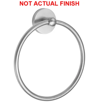 California Faucets 74-TR-MBLK  Wall Mounted Brass Towel Ring MATTE BLACK New - Image 1 of 4