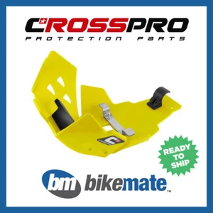 Engine Guard Bash Skid Plate Enduro Yellow for HUSQVARNA FC 350 2016 2017 - Picture 1 of 1