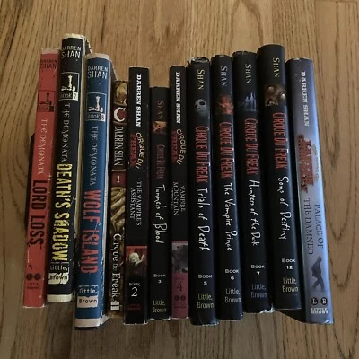 Лот из 12 книг Darren Shan набор Demonata Cirque Du Freak HC/PB - Изображение 1 из 4