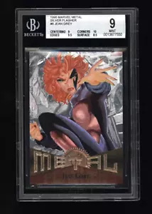 1995 Marvel Metal Silver Flasher Parallel #6 JEAN GREY BGS 9 10 9.5 8.5 POP 1 - Picture 1 of 1