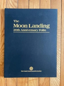 The Moon Landing 20th Anniversary Folio- Stamps Postal Commemorative Society - Picture 1 of 5