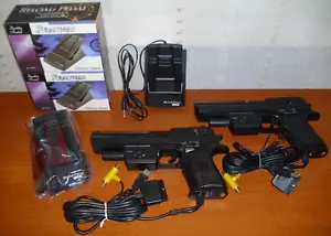 Pistolas Hais Desert Eagle 50AE Light Guns + pedal PS1 PSone PlayStation 2 PStwo - Imagen 1 de 4