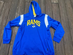 Felpa con cappuccio pullover Los Angeles Rams 2XL Therma Fit Nike - Foto 1 di 4