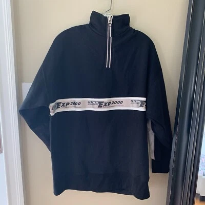 Sudadera De Colección Express Athletique Cuarto Cremallera Deporte Lujo Y2K Talla XS Negra Foto 1 de 4