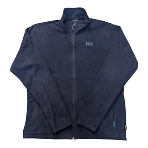 Helly Hansen Jacket Mens Black Fleece Full Zip Outdoors Adult Size- Medium - Picture 1 of 7
