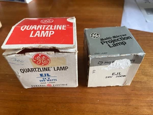 Lot of 2 EJL 200W 24V LIGHT BULBs GE - Picture 1 of 4