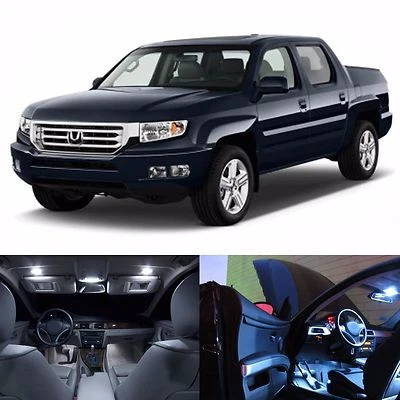 Kit de paquete de licencia interior de luces LED para Honda Ridgeline 2006-2015+ (blanco) Foto 1 de 4