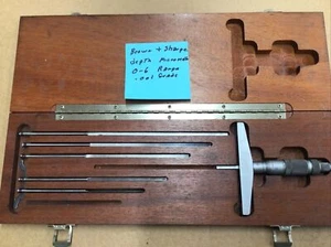 brown and sharpe depth micrometer - Picture 1 of 5