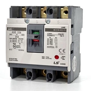 Disyuntor eléctrico LS MEC ABE33b 30AF 3 polos NFB MCCB - Imagen 1 de 9