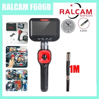 Ralcam Endoskopkamera 4-Wege 360° Joystick 1080P Camera Industrial Semi-rigid 1M