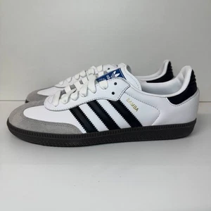 Adidas Samba OG 'Cloud White' B75806 sneaker bianche retrò streetwear classiche - Foto 1 di 4