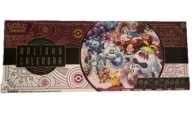 Pokemon TCG 2025 Holiday Advent Calendar Box NEW 8 Promo 6 Booster 7 Fun Pack + - Image 1 of 4