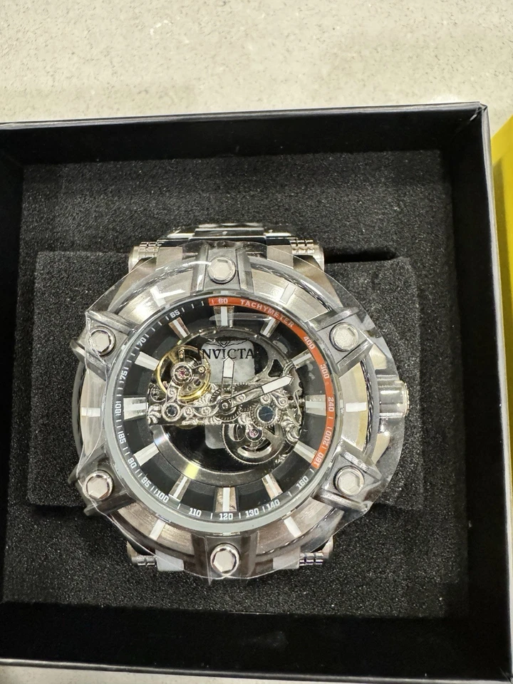 Invicta Bolt Skeleton Watch Automatic Winding Men's 49057